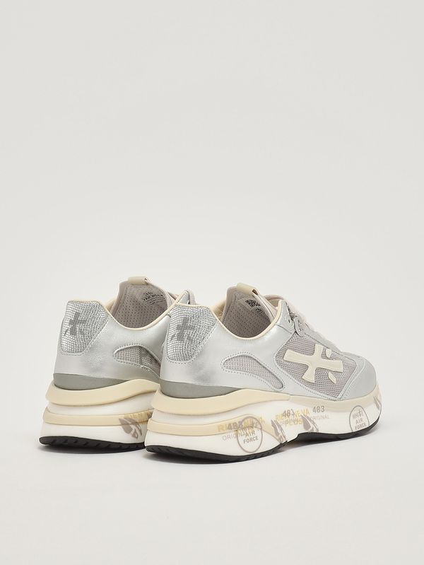 3. Moerund 8084 women's leather sneakers Silver Premiata moerund8084