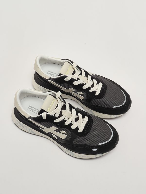 2. Baskets pour femme Lauryn 7479 en cuir et mesh Noir Premiata lauryn7479