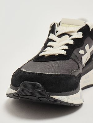 5. Baskets pour femme Lauryn 7479 en cuir et mesh Noir