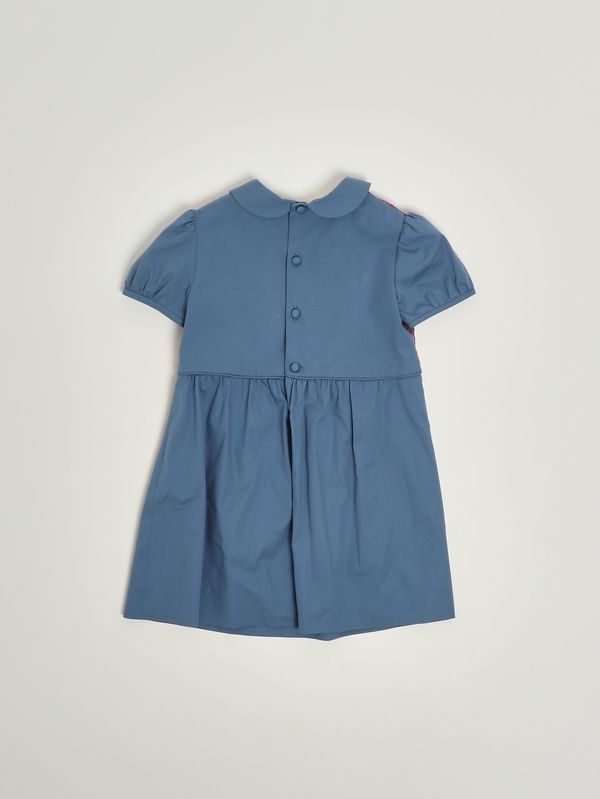 princess polly baby blue dress Gucci Girl Mini Me Light Blue Denim Strawberry Patch Dress main image 1