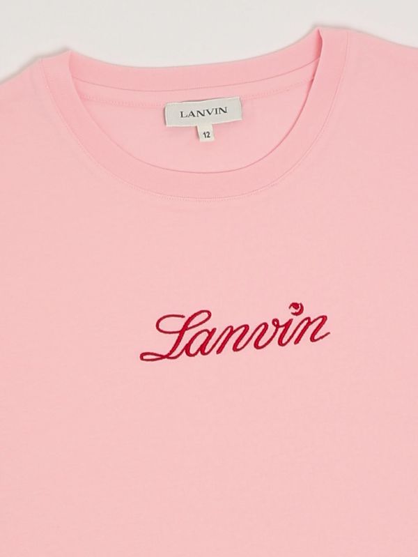 3. Mädchen-T-Shirt aus Baumwolle Aprikose Lanvin n30331