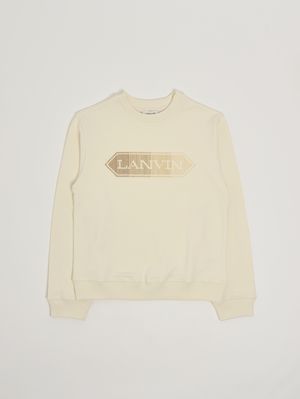 1. Sudadera de algodón para niña Nata