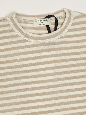 3. T-shirt neonato in lino stretch Beige