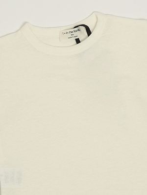 3. T-shirt neonato in lino stretch Avorio