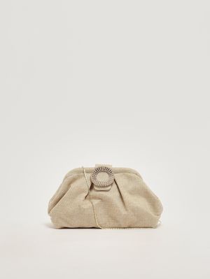 4. Pochette femme Bakios en raphia Naturel