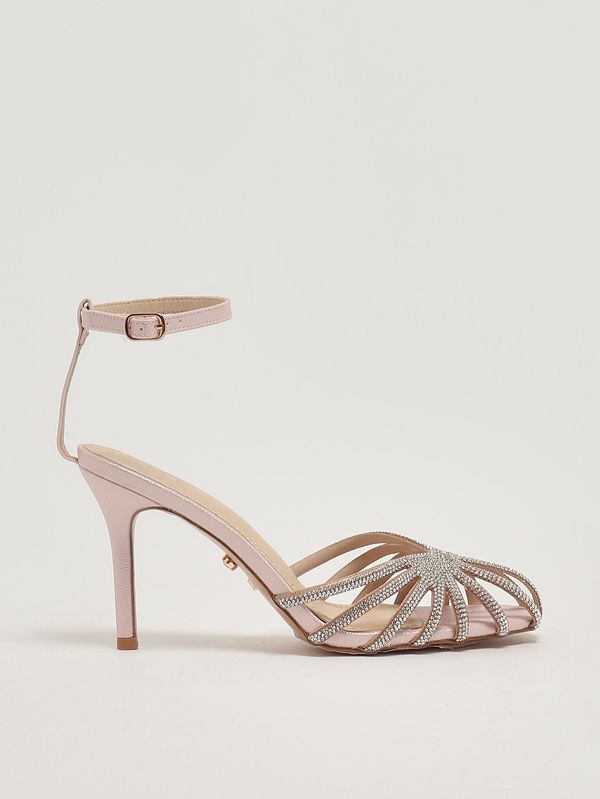 1. Sandales femme Los Angeles en simili cuir. Poudre Twentyfourhaitch sh390