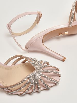 4. Sandales femme Los Angeles en simili cuir. Poudre