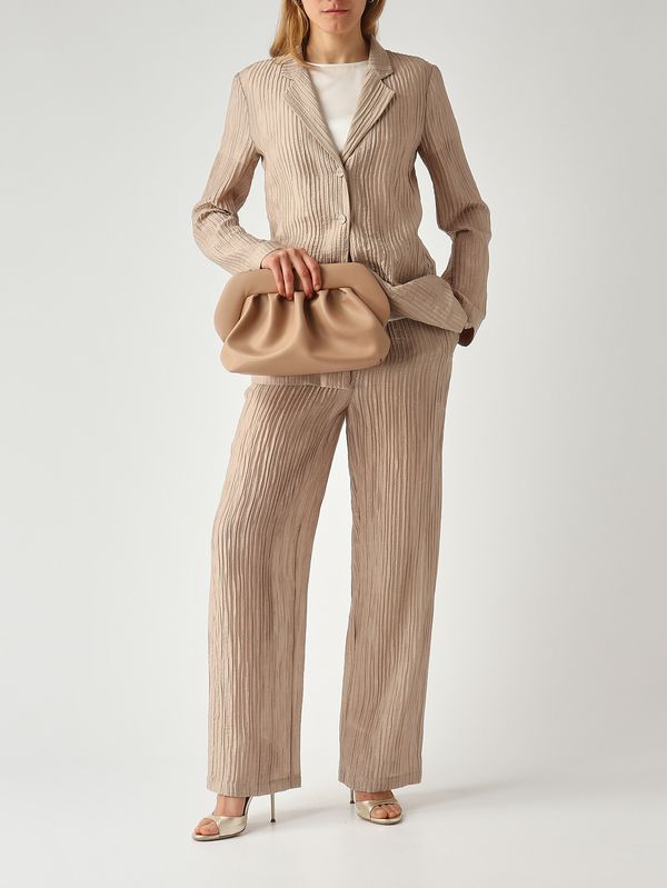 2. Pantalón de mujer en tejido lurex. Arena Emporio Armani ew003446af20830