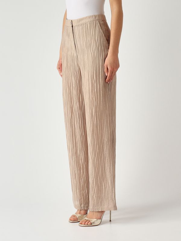 3. Pantalón de mujer en tejido lurex. Arena Emporio Armani ew003446af20830