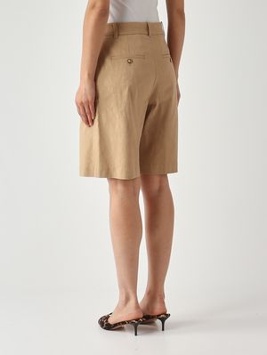 4. Bermuda donna Bryana in misto lino stretch Chantilly