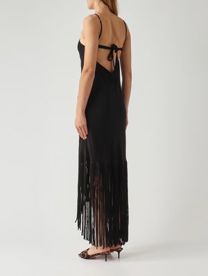 4. Badia Damenkleid aus Viskosemischung Schwarz