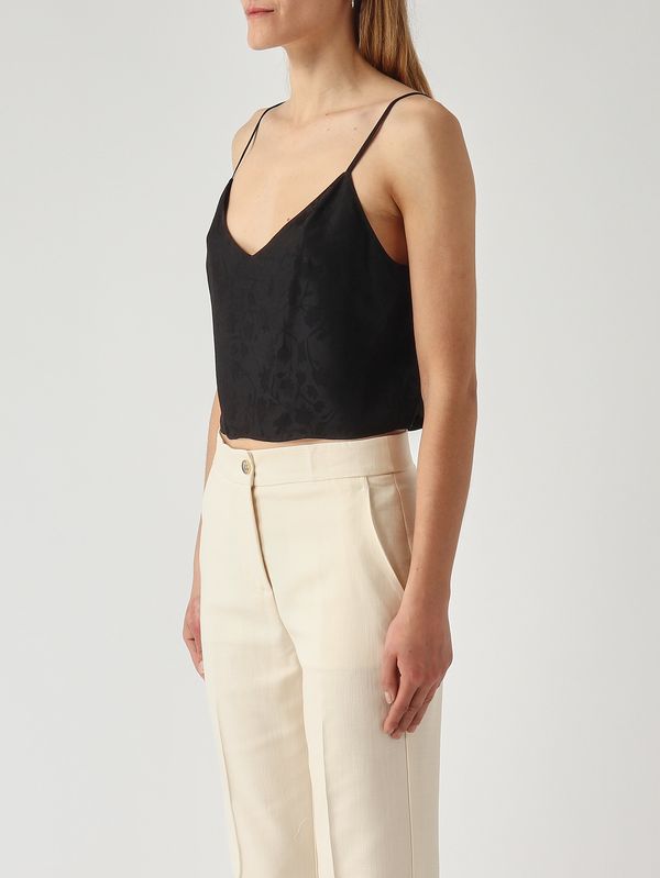 3. Alpago Damen-Top aus Jacquard-Gewebe Schwarz Pinko 106869a3an