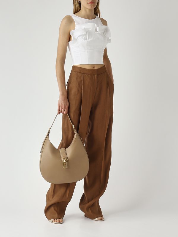 2. Top de mujer de algodón elástico Blanco Elisabetta Franchi to05462e2
