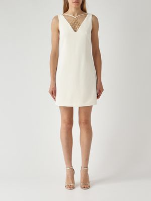 1. Abito donna in cady stretch Avorio