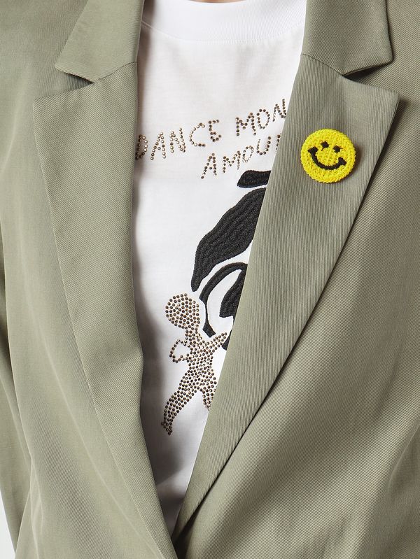 5. Blazer de mujer en mezcla de algodón Salvia Nenette bessie