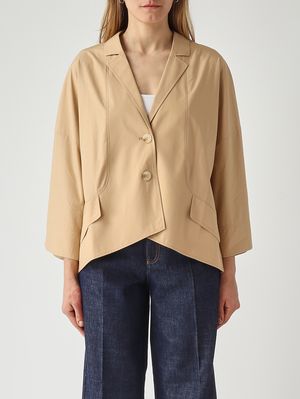 1. Damenjacke Bristol aus Stretch-Baumwollmischung Seil