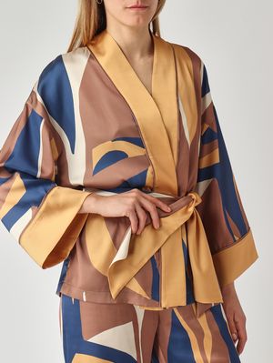 5. Damen-Kimono Britney aus Viskose-Twill Fantasie