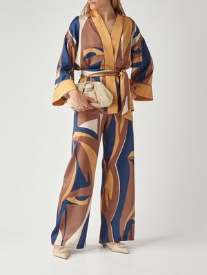 2. Damen-Kimono Britney aus Viskose-Twill Fantasie