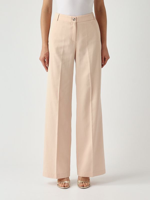 1. Pantalone donna Erica in misto cotone Cipria Nenette erica
