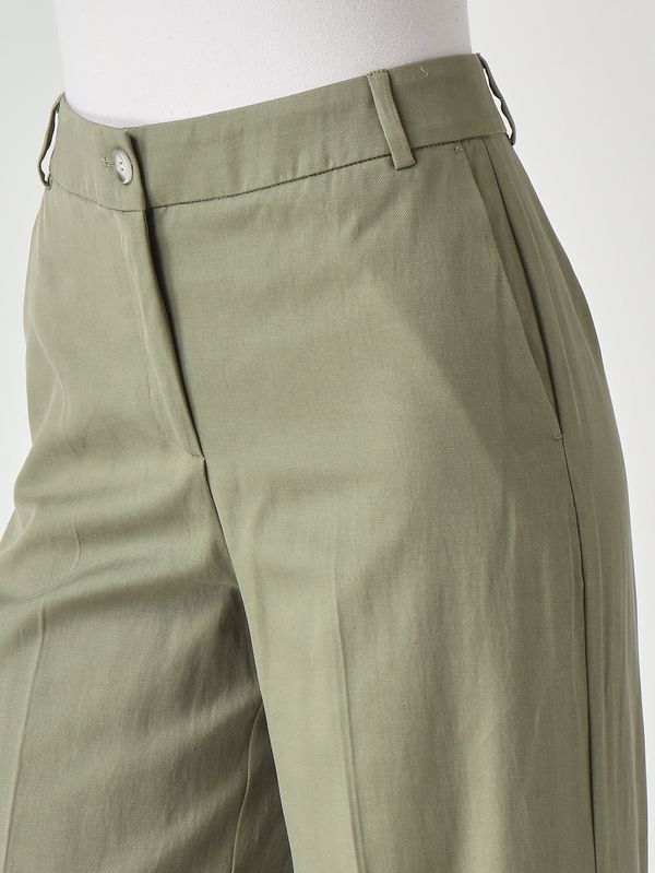 5. Pantalone donna Erica in misto cotone Salvia Nenette erica