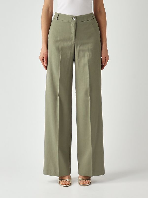 1. Pantalone donna Erica in misto cotone Salvia Nenette erica
