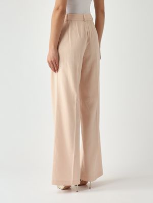 4. Pantalone donna Erica in misto cotone Cipria