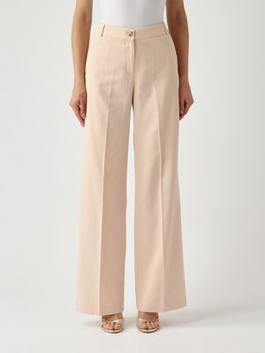 1. Pantalone donna Erica in misto cotone Cipria