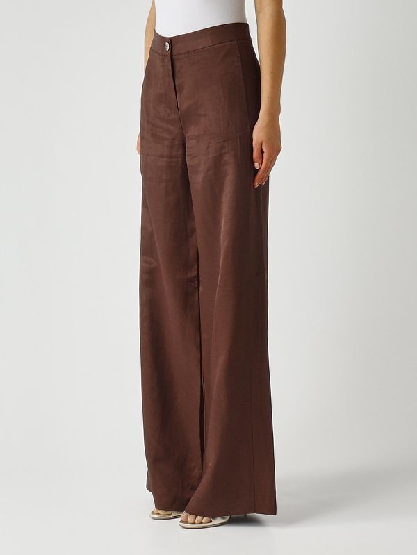 3. Pantalon femme Eufemia en lin mélangé Cacao Nenette eufemia