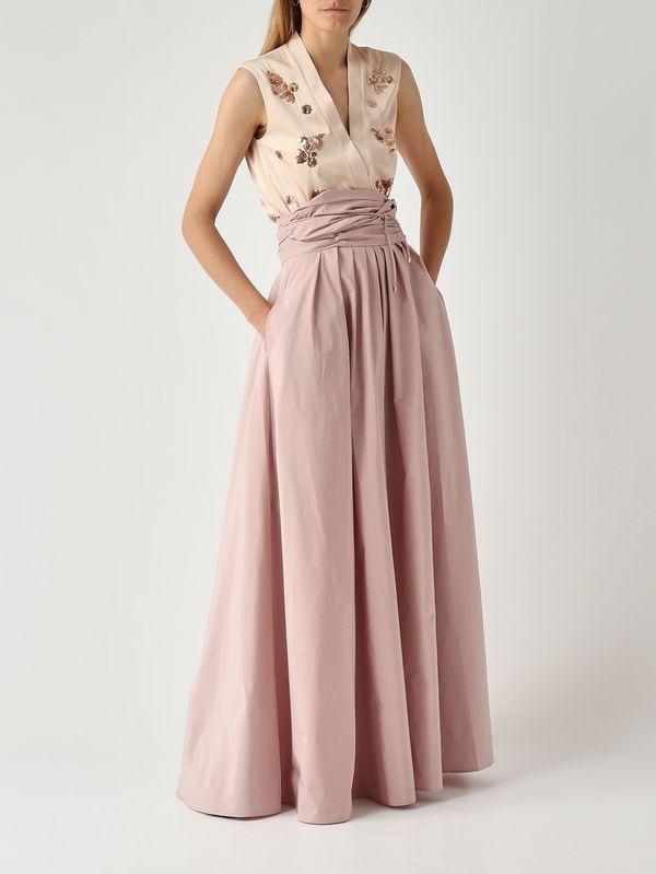 2. Body femme en satin Champagne Nenette faraway