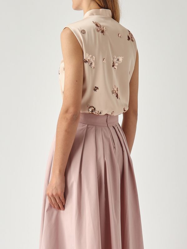 4. Body femme en satin Champagne Nenette faraway