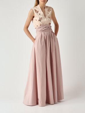 2. Body femme en satin Champagne