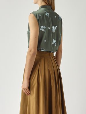 4. Body de mujer de satén Salvia