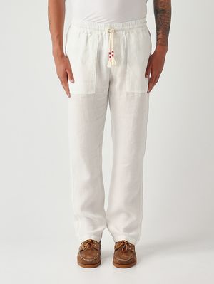 1. Men's Calais linen trousers White