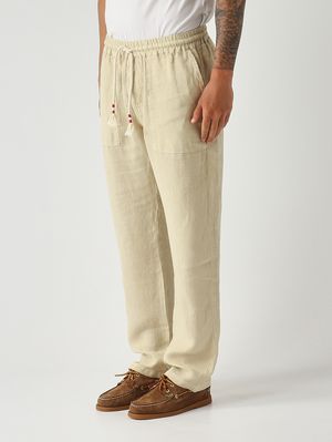 3. Pantalon pour homme Calais en lin Beige