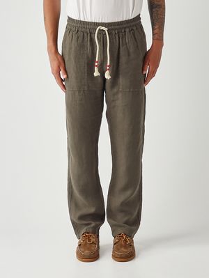 1. Men's Calais linen trousers Military