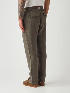 4. Men's Calais linen trousers Military