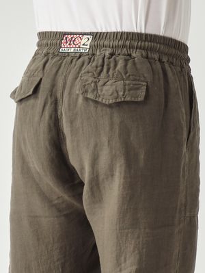 5. Men's Calais linen trousers Military