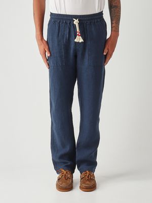 1. Men's Calais linen trousers Navy blue
