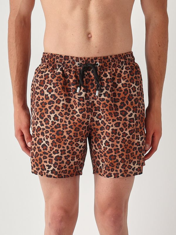 1. Herren-Badehose Gustavia mit Print Animal-Print MC2 Saint Barth gus0001