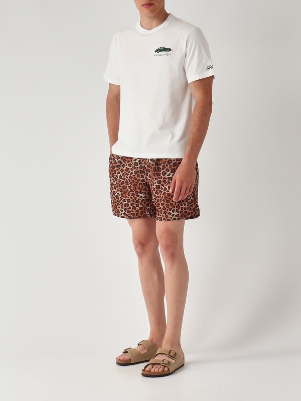 3. Herren-Badehose Gustavia mit Print Animal-Print MC2 Saint Barth gus0001