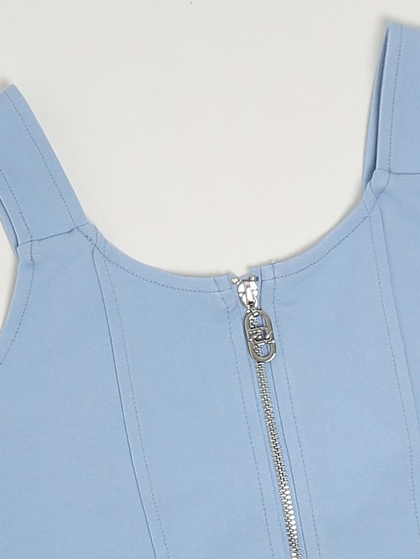 3. Mädchen-Top aus Viskose-Stretch-Mix Hellblau Liu Jo ga6134j4882