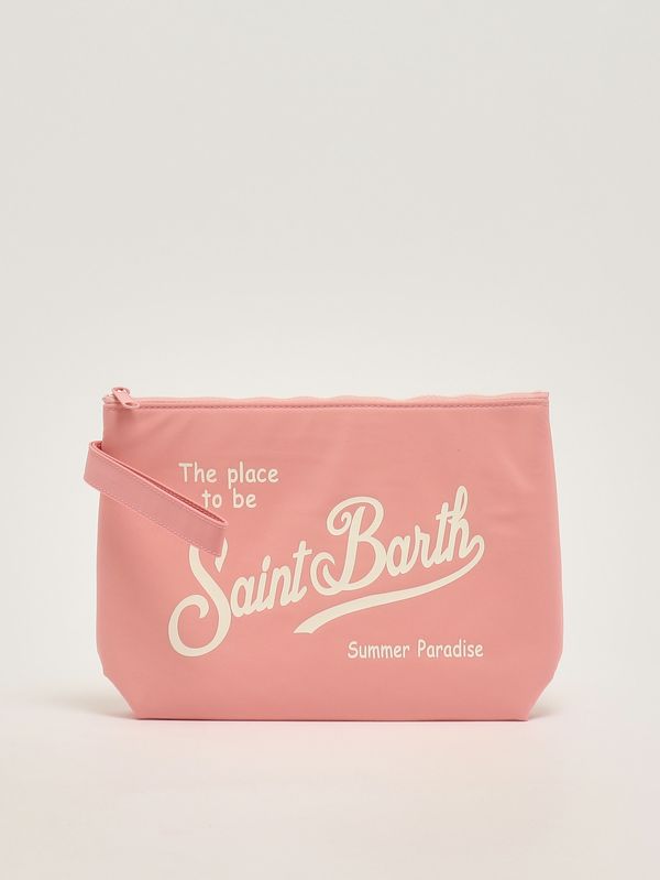 Aline L Pochette aus Nylon Rosa MC2 Saint Barth
