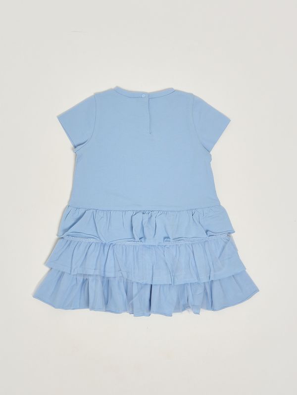 2. Abito neonata in cotone stretch Azzurro Liu Jo ha6069js003