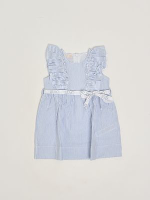 1. Abito bambina in cotone Azzurro