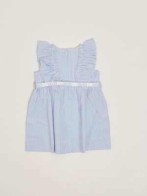 2. Abito bambina in cotone Azzurro