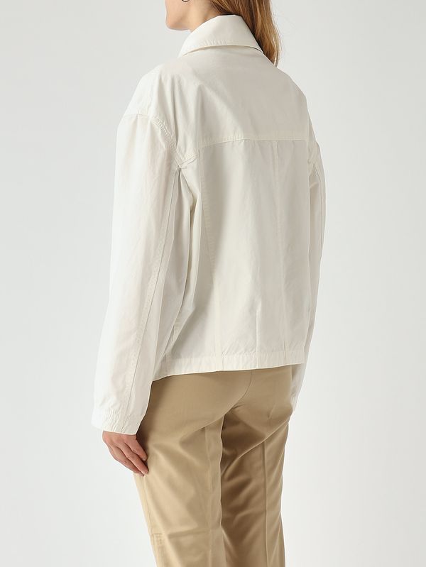 4. Giacca donna in misto cotone Bianco Fay naw1152380tzb4