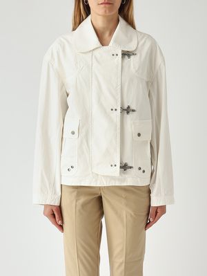1. Giacca donna in misto cotone Bianco