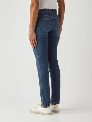 4. Jean homme John en coton stretch Bleu moyen foncé