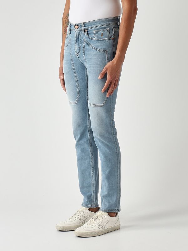 3. Jean homme John en coton stretch Bleach Bleu Jeckerson pe26juppa077john001