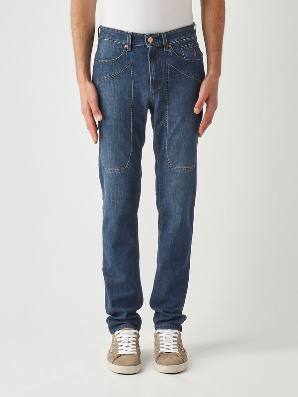 PT Torino Men's Swing jeans in organic stretch cotton - Medium